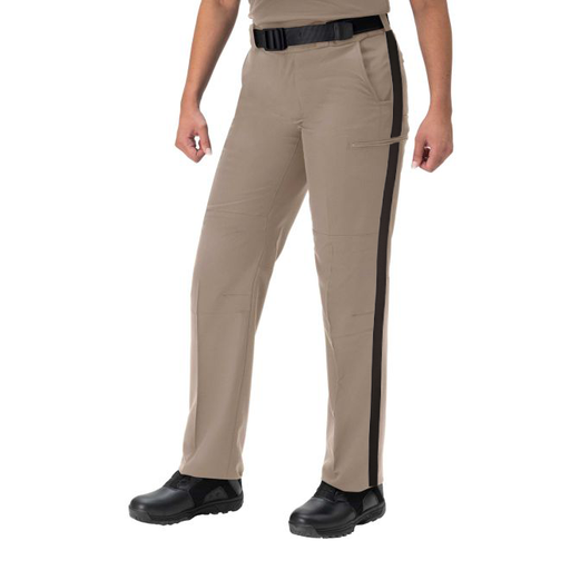 Blauer Tan Covert Tactical Pant with Brown Stripe for Women